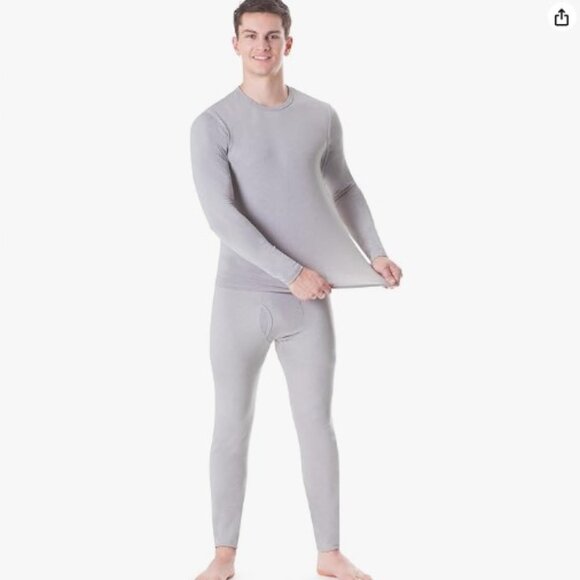 NEW! Rocky Men's Lightweight THermal Underwear 2 piece Set - Size Small - Picture 1 of 5